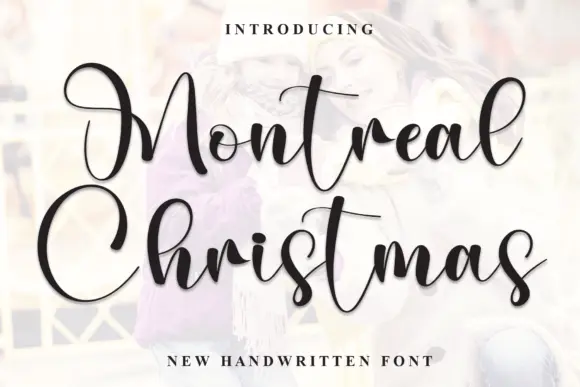 Montreal Christmas Font