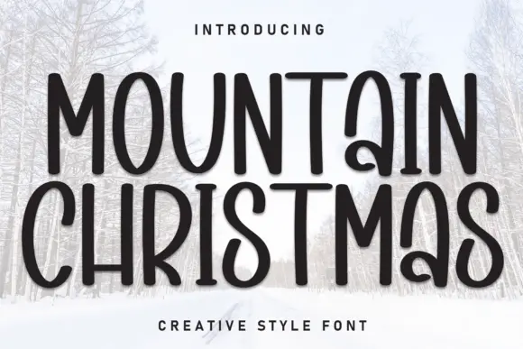 Mountain Christmas Font