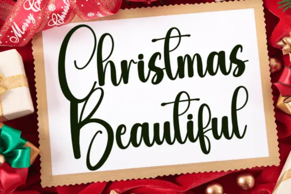 Christmas Beautiful Font