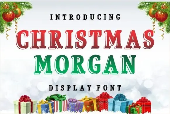 Christmas Morgan Font