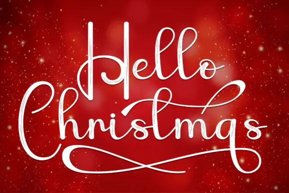 Hello Christmas Font