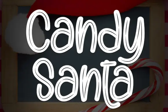 Santa Candy Font