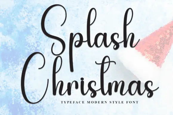Splash Christmas Font