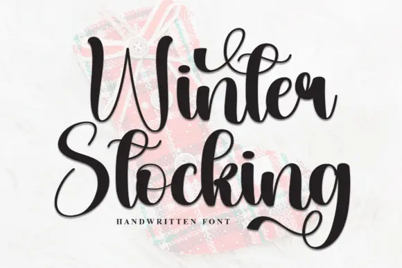 Winter Stocking Font