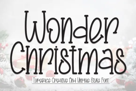 Wonder Christmas Font