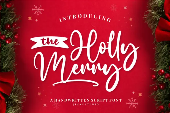 The Holly Merry Font