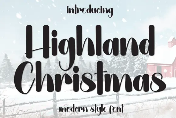 Highland Christmas Font