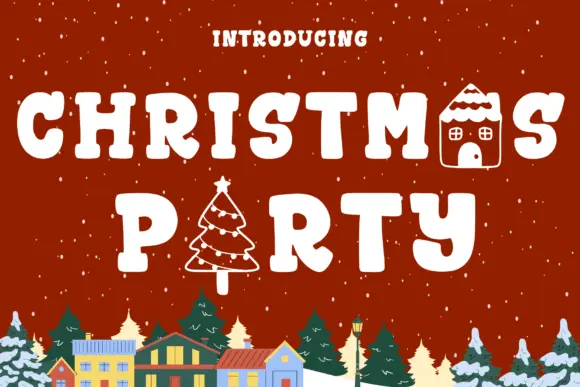 Christmas Party Font