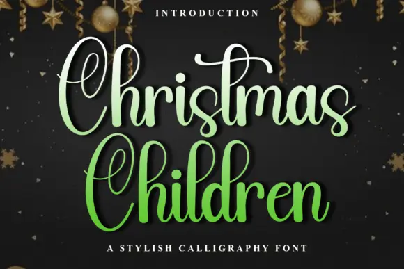 Christmas Children Font