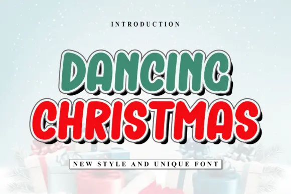 Dancing Christmas Font