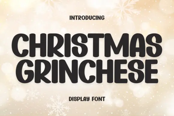 Christmas Grinchese Font