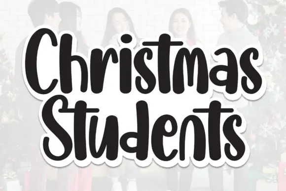 Christmas Students Font