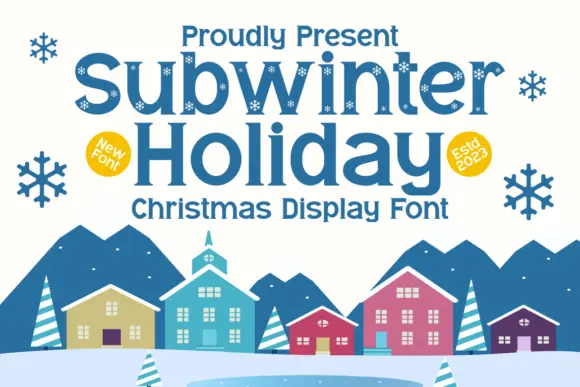 Subwinter Holiday Font