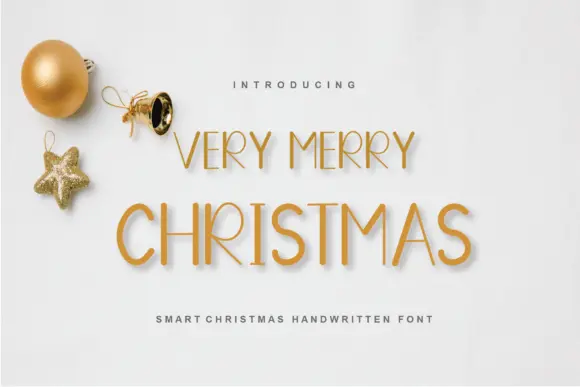 Very Merry Christmas Font
