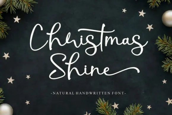 Christmas Shine Font