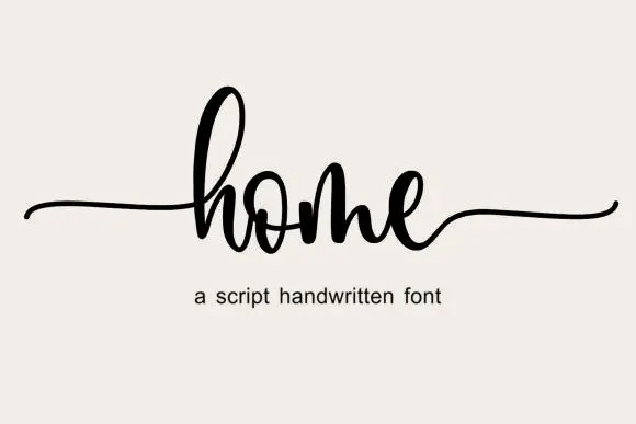 Home Font