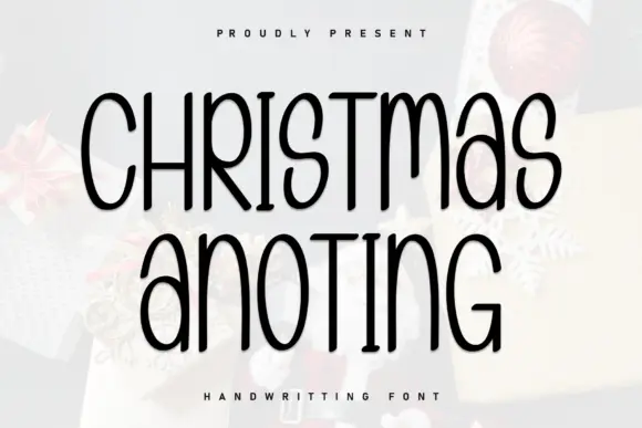 Christmas Anoting Font