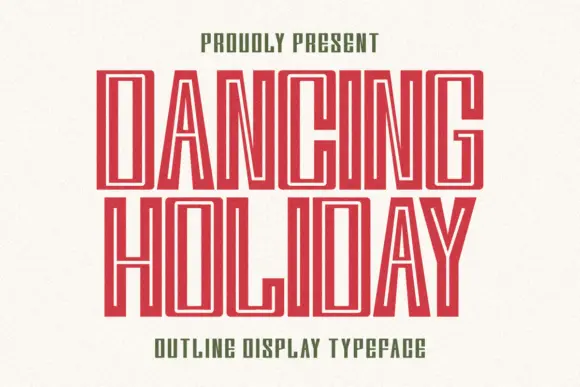 Dancing Holiday Font
