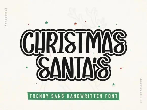 Christmas Santas Font