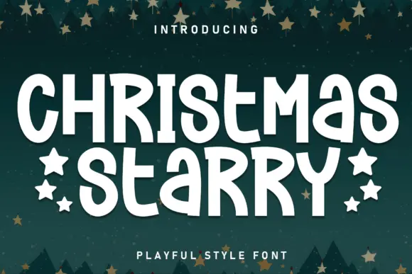 Christmas Starry Font