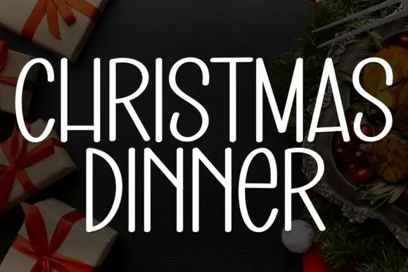 Christmas Dinner Font