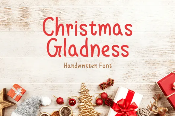 Christmas Gladness Font