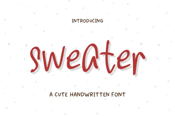Sweater Font
