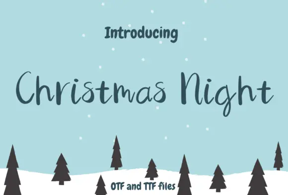 Christmas Night Font