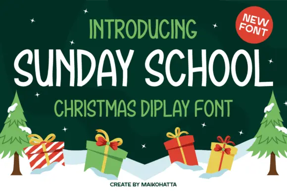 Sunday School Font