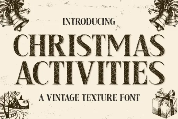 Christmas Activities Font