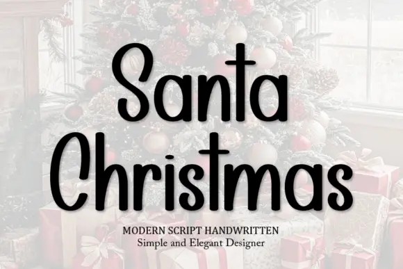Santa Christmas Font