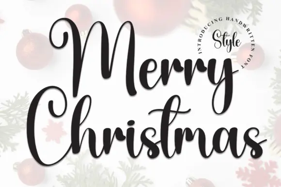 Merry Christmas Font