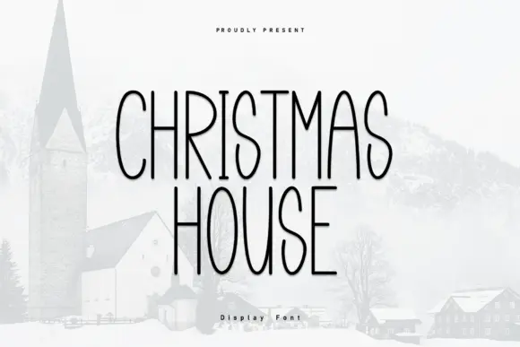 Christmas House Font