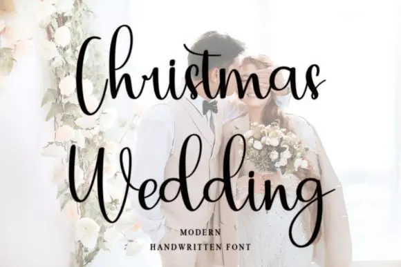 Christmas Wedding Font
