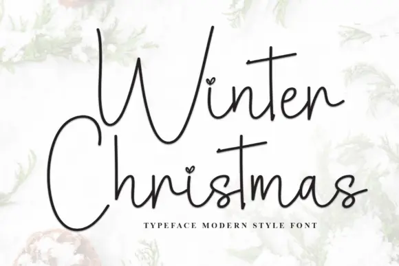 Winter Christmas Font