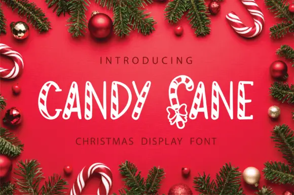 Candy Cane Font