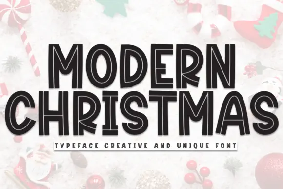 Modern Christmas Font
