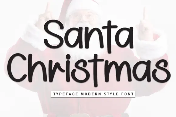 Santa Christmas Font