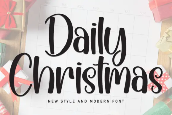 Daily Christmas Font