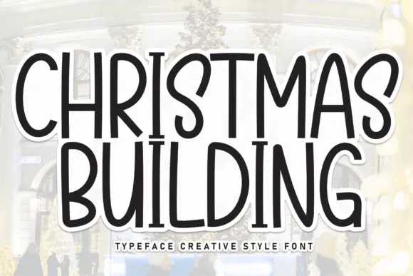 Christmas Building Font