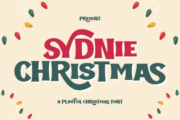 Sydnie Christmas Font