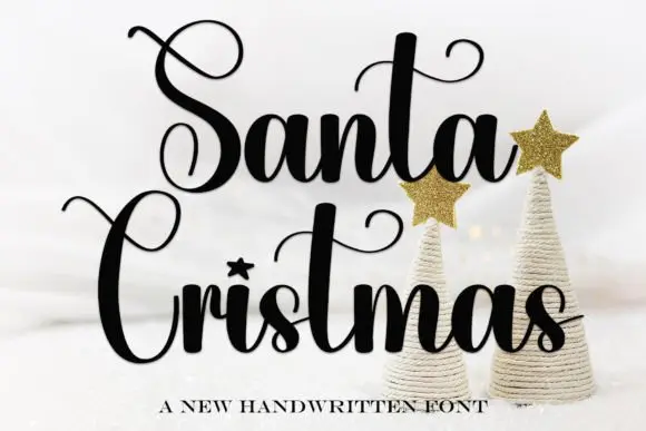 Santa Christmas Font