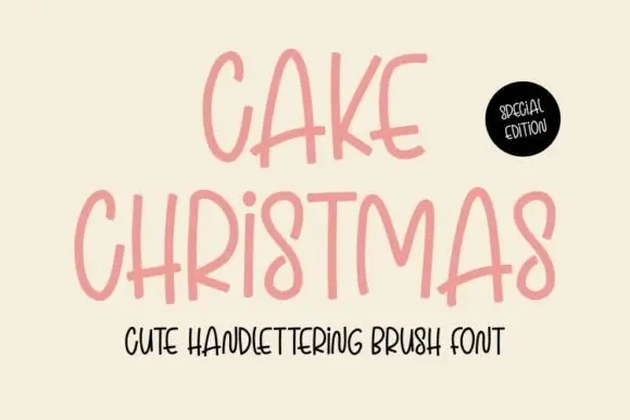 Cake Christmas Font