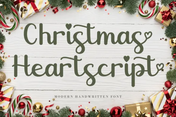 Christmas Heartscript Font