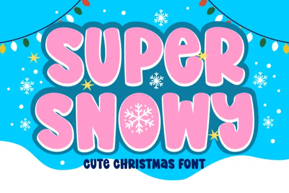Super Snowy Font