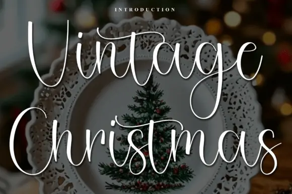 Vintage Christmas Font