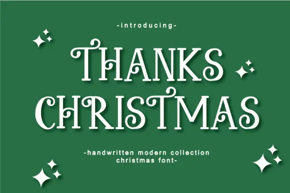 Thanks Christmas Font