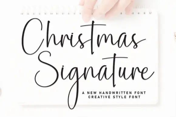 Christmas Signature Font