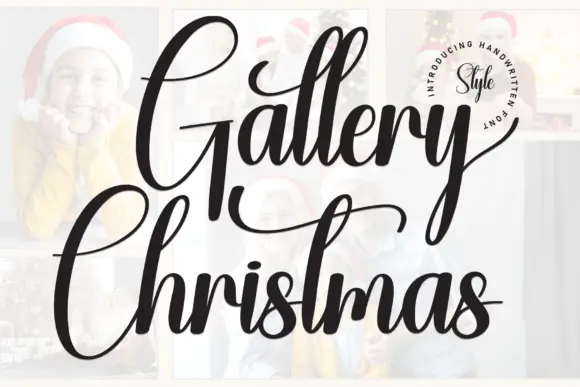 Gallery Christmas Font
