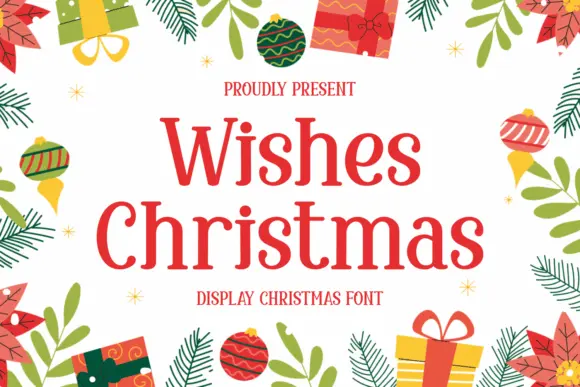 Wishes Christmas Font